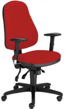 Krzesło obrotowe Nowy Styl Offix Ibra YB105, z mechanizmem, czerwony