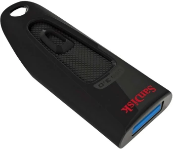 Pendrive SanDisk Cruzer Ultra, 128GB, USB 3.0, czarny
