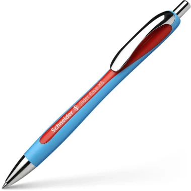 Długopis automatyczny Schneider Slider Rave, 1.4mm, czerwony