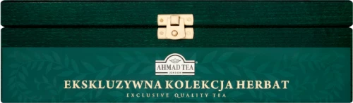Zestaw herbat w kopertach Ahmad Tea, w zielonej skrzynce, 12 smaków, 120 sztuk x 2g