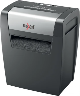 Niszczarka Rexel Momentum X308, konfetti 5x42mm, 8 kartek, P-3 DIN, czarny
