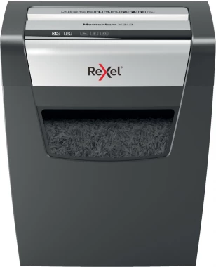 Niszczarka Rexel Momentum X312, konfetti 5x42mm, 12 kartek, P-3 DIN, czarny