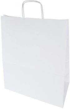 Torba papierowa Ecobag, 240x100x360mm, 250 sztuk, biały