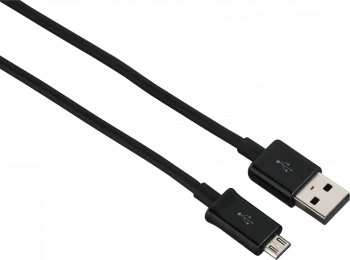 Kabel USB 2.0- Micro USB B Hama, 0.9m, czarny