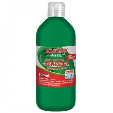 Farba plakatowa Alpino, w butelce, 500ml, zielony
