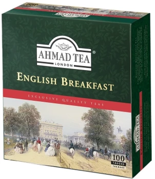 Herbata czarna w torebkach Ahmad English Breakfast, 100 sztuk x 2g