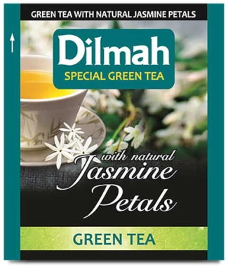 Herbata zielona smakowa w kopertach Dilmah Jasmine Green Tea, 20 sztuk x 1.5g