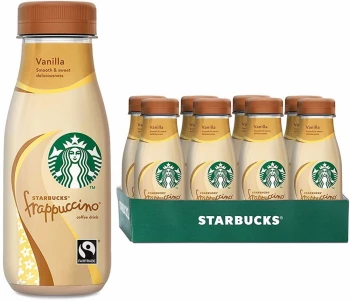 Napój kawowy Starbucks Frappuccino Vanilla, butelka, 250ml, 8 sztuk