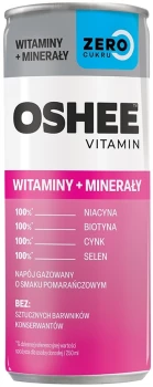 Napój Oshee Zero Vitamin Energy, Witaminy + Minerały, bez cukru, puszka, 250ml