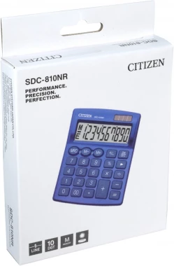 Kalkulator biurowy Citizen SDC-810NR, 10 cyfr, granatowy