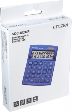 Kalkulator biurowy Citizen SDC-812, 12 cyfr, granatowy
