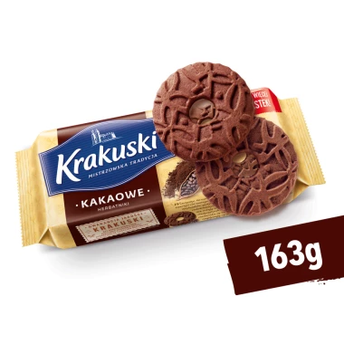 Herbatniki Krakuski, kakaowy, 168g
