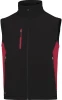 Bluza softshell Delta Plus Mysen2, rozmiar M, czarno-czerwony