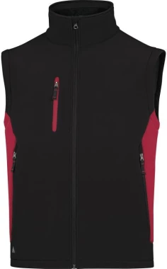 Bluza softshell Delta Plus Mysen2, rozmiar XL, czarno-czerwony