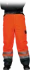Spodnie ocieplane odblaskowe Leber&Hollman Viberto, rozmiar XL, pomarańczowy