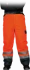 Spodnie ocieplane odblaskowe Leber&Hollman Viberto, rozmiar XXL, pomarańczowy