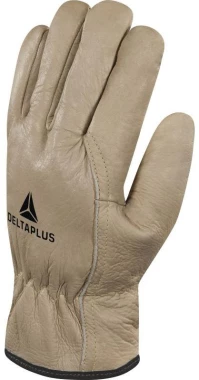 Rękawice termoizolacyjne Delta Plus FBF50, skóra licowa bydlęca, rozmiar 9, beżowy