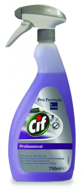 Płyn do mycia i dezynfekcji Cif Professional 2w1, z rozpylaczem, 0.75l
