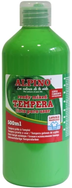 Farba plakatowa Alpino, w butelce, 500ml, jasnozielony