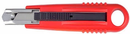 Nożyk biurowy z wymiennym ostrzem Office Depot, 18mm, czerwony