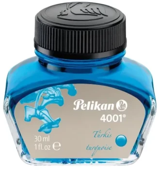 Atrament Pelikan 4001, 30ml, turkusowy