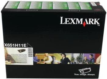 Toner Lexmark (X651H11E), 25000 stron, black (czarny)
