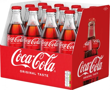 Napój gazowany Coca-Cola, butelka bezzwrotna, 0.33l, 12 sztuk
