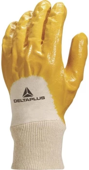Rękawice powlekane Delta Plus NI015, rozmiar 10, żółty
