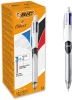 Długopis automatyczny Bic, 3 wkłady (1.0mm)+1 ołówek (0.7mm), mix kolorów