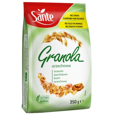 Granola Sante, orzechowa, 350g