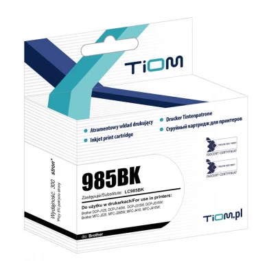 Tusz Tiom Ti-B985BK LC-985BK (LC985BK), 300 stron, black (czarny)