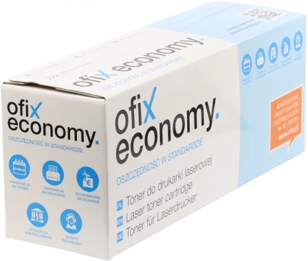 Toner Ofix Economy (CE321A), 2100 stron, cyan (błękitny)