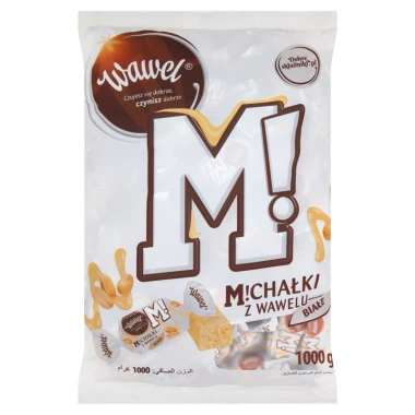 Cukierki Michałki Wawel, orzechowy w białej czekoladzie, 1kg