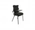 Krzesło konferencyjne Entelo Uni Plus, z blatem, czarny