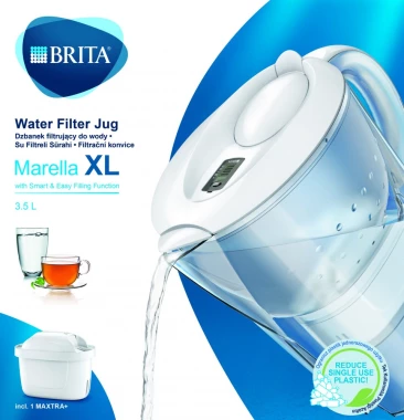 Dzbanek filtrujący Brita Marella XL, 3.5l, biały + wkład Maxtra+ Pure Performance