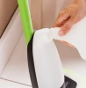 Mop płaski ze spryskiwaczem Azur (spray mop)- kij+uchwyt do mopa+mop+ dozownik ze spryskiwaczem, szaro-zielony