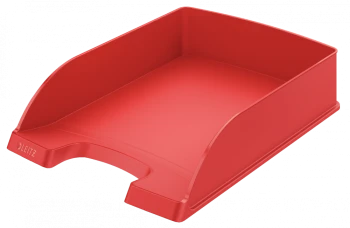 Półka na dokumenty Leitz Plus Standard, A4, plastikowa, czerwony