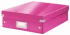 Pudło z przegródkami Leitz Click&Store Wow, średnie, różowy