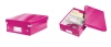 Pudło z przegródkami Leitz Click&Store Wow, małe, różowy