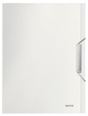 Teczka plastikowa z gumką Leitz Style, A4, 30 mm, biały