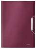 Teczka segregująca Leitz Style, A4, 6 przegródek, grzbiet 38mm, rubinowa czerwień