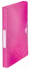 Teczka plastikowa z gumką Leitz Wow, A4, 30 mm, różowy