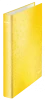 Segregator ringowy Leitz Wow, A4, szerokość grzbietu 40mm, 2 ringi, żółty