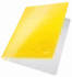 Skoroszyt kartonowy bez oczek Leitz Wow, A4, do 60 kartek, 300g/m2, żółty