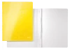 Skoroszyt kartonowy bez oczek Leitz Wow, A4, do 250 kartek, 300g/m2, żółty