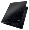 Teczka kartonowa z narożną gumką Leitz Wow, A4, 300g/m2, 3mm, czarny