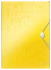 Teczka plastikowa z gumką Leitz Wow, A4, 15mm, żółty
