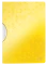 Skoroszyt plastikowy z klipsem Leitz Wow ColorClip, A4, do 30 kartek, żółty