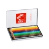 Kredki ołówkowe sześciokątne Caran d’Ache Fancolor, 12 sztuk, mix kolorów