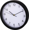 Zegar ścienny Hama PP-250, 25cm, tarcza kolor biały, rama kolor czarny